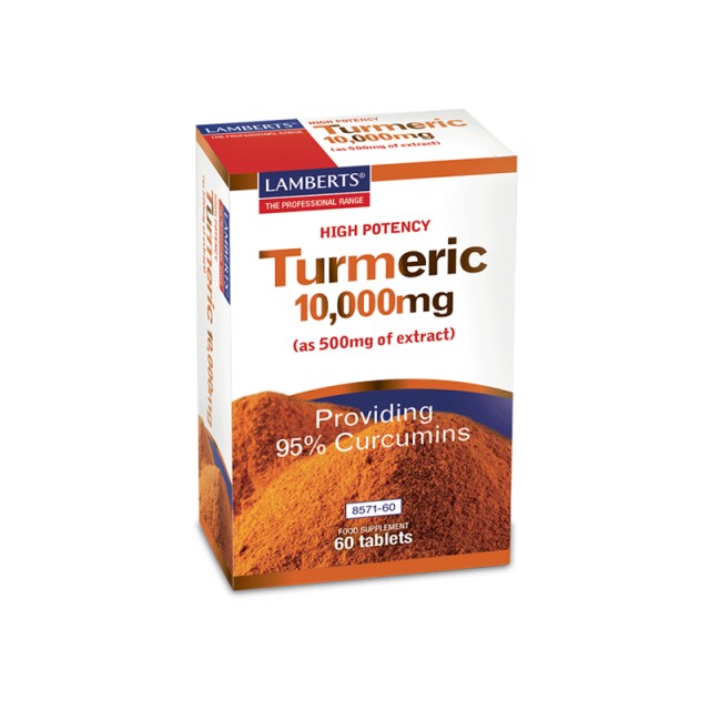 LAMBERTS TURMERIC 10.000MG 60TABS