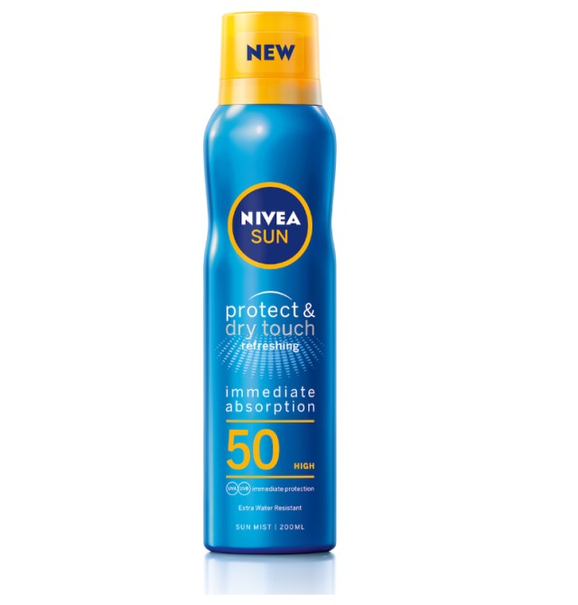 NIVEA SUN Protect & Dry Touch Mist Spray SPF 50, 200ml