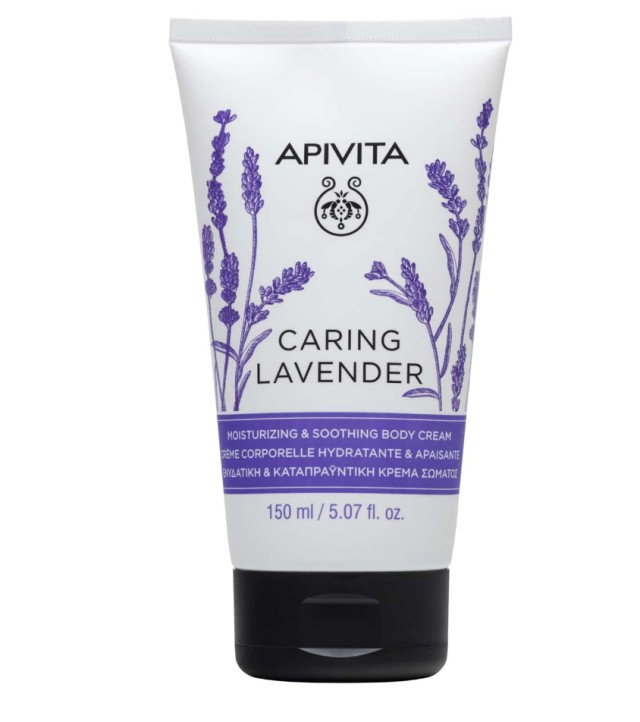 APIVITA CARING LAVENDER Ενυδατική & Καταπραυντική Κρέμα Σώματος 150ml