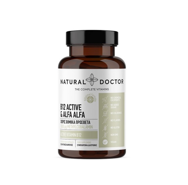 Natural Doctor B12 Active & Alfa Alfa 120caps