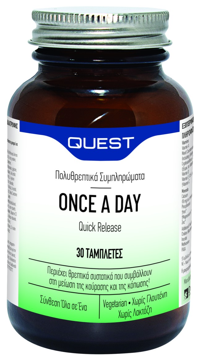 Quest Once A Day Quick Release 30Tabs