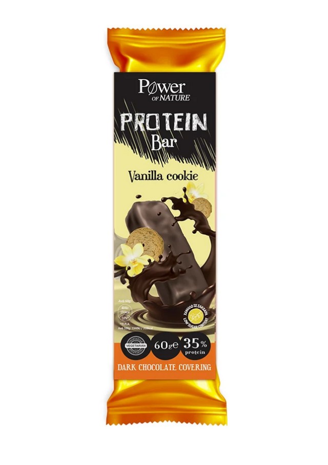 Power Health Protein Bar Vanilla Cookie Dark Chokolate Covering 60gr