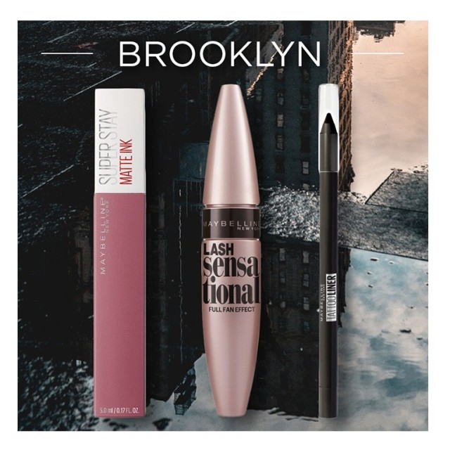 Maybelline Set Brooklyn Super Stay Matte Ink 15 Lover Κραγιον 5ml + Lash Sensational Mascara Black 9,5ml + Master Prime 10 Pore Minimizer 30ml