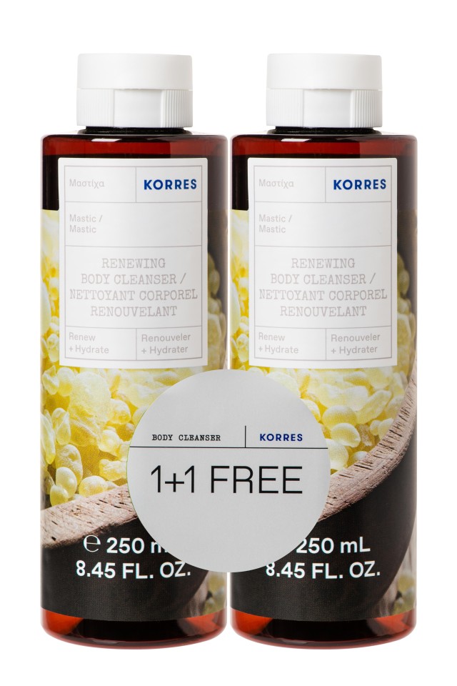 Korres Aφρόλουτρο Μαστίχα 250ml 1+1 Δώρο