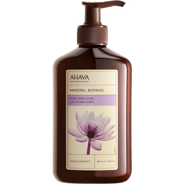 Ahava Mineral Botanic Body Lotion – Lotus Flower & Chestnut 400ml