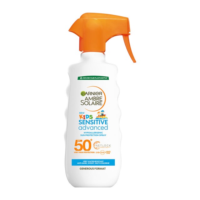 Garnier Ambre Solaire Kids Sensitive Advanced Family Size Spray SPF50+ 300ml