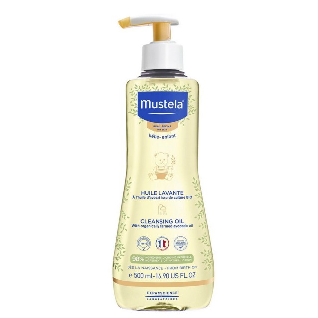 Mustela Stelatopia Λάδι Καθαρισμού για το Ατοπικό Δέρμα 500ml