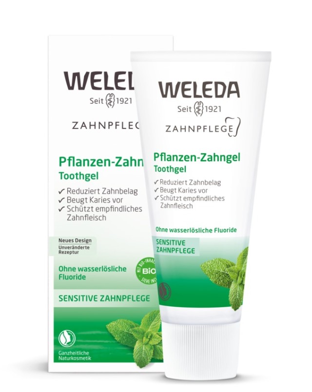 Weleda Toothgel Pflanzen-Zahngel Φυτική Οδοντόκρεμα 75ml
