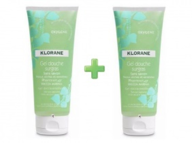 Klorane GEL DOUCHE OXYGENE SP 200ml 1+1