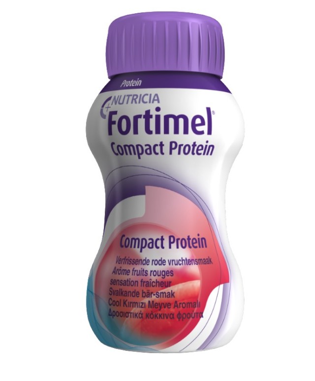 Nutricia FORTIMEL Compact Protein Δροσιστικά κόκκινα φρούτα 4X125ml