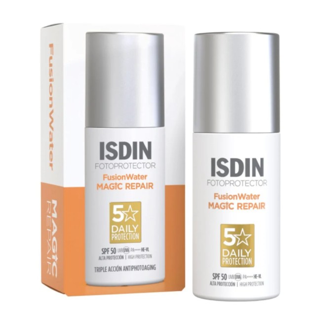 Isdin Fotoprotector Fusion Water Magic Repair Αντηλιακό Προσώπου SPF50 50ml
