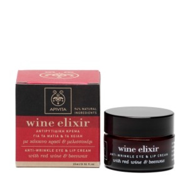 APIVITA WINE ELIXIR EYE&LIP CR.15ML NEW