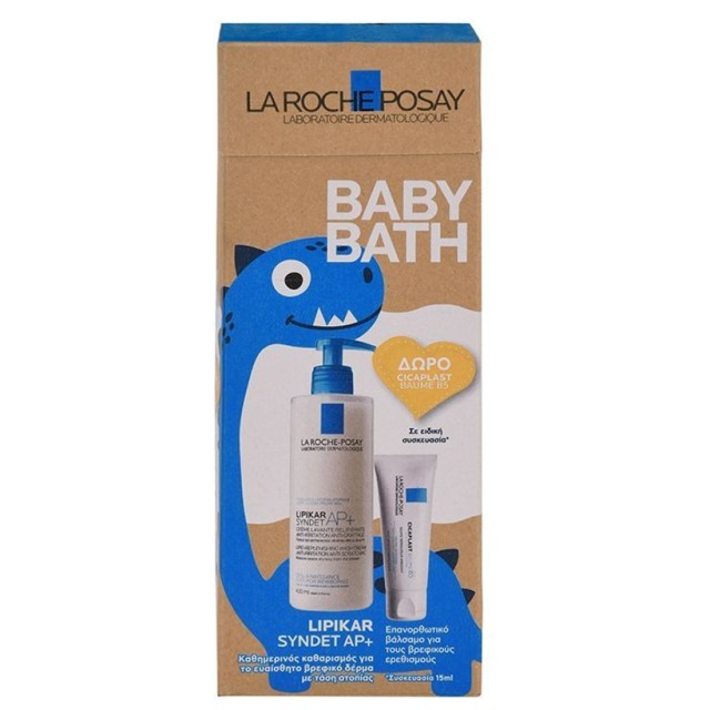 La Roche Posay Set Baby After Bath Lipikar Syndet AP+ 400ml + Δώρο Cicaplast Baume B5 15ml