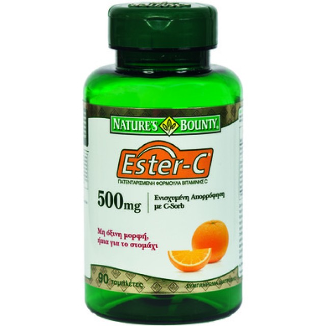 Nature's Bounty Βιταμίνη Ester-C 500mg 90tabs