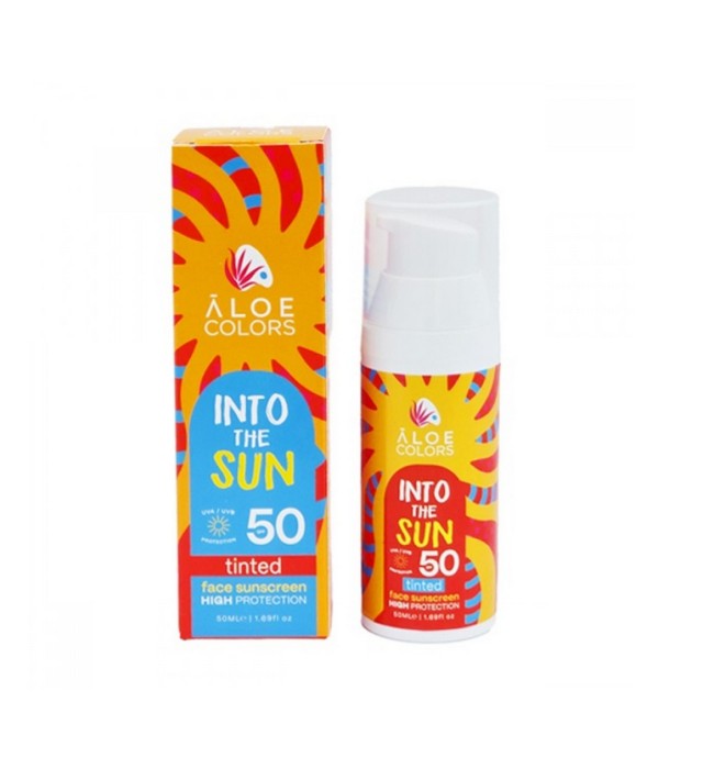 Aloe+ Colors Into The Sun Face Sunscreen spf50 Tinted 50ml