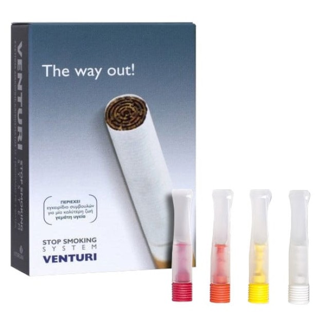 Vitorgan Venturi Stop Smoking System Set Σύστημα Διακοπής Καπνίσματος 4τμχ