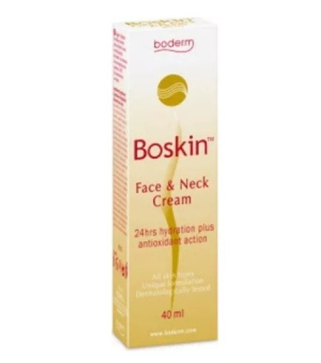 Boderm Boskin Face & Neck Cream Ενυδατική Κρέμα Προσώπου & Λαιμού 40ml