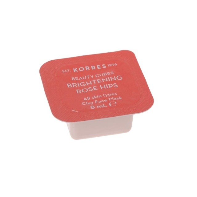Korres Beauty Cubes Brightening Rose Hips Clay Face Mask 8ml