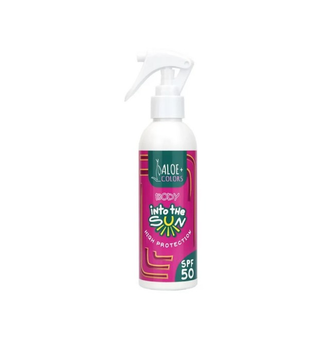 Aloe+ Colors Into The Sun Sunscreen Body SPF50 Αντηλιακή Κρέμα Σώματος 180ml
