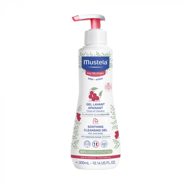 Mustela Soothing Gel Lavant Καταπραϋντικό Αφροντούς για Σώμα & Μαλλιά 300ml