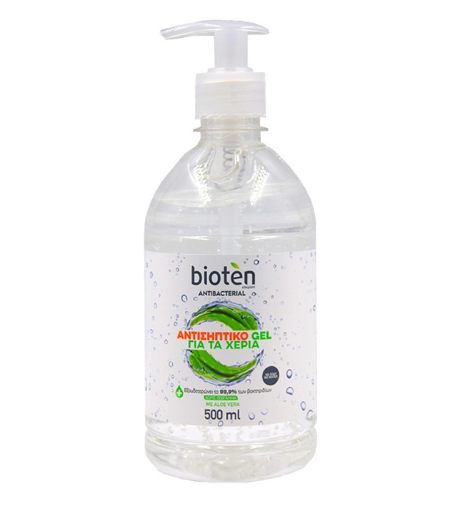 Bioten Antibacterial Αντισηπτικό Gel για τα Χέρια με Aloe Vera 500ml