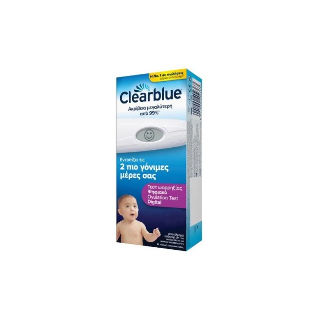Clearblue Ψηφιακό Τεστ Ωορρηξίας 1 Ψηφιακή υποδοχή & 20 Τεστ