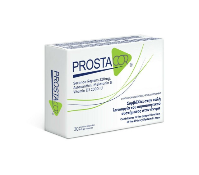 Prostacor Συμπλήρωμα Διατροφής για την Καλή Λειτουργία του Ουροποιητικού Συστήματος στον Άνδρα 30 softgel