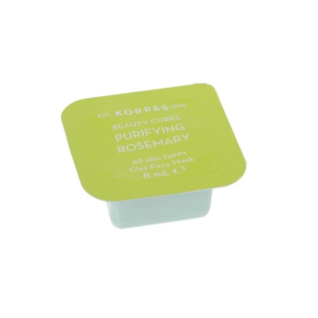 Korres Beauty Cubes Purifying Rosemary Clay Face Mask 8ml