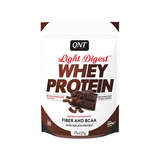 QNT Light Digest Whey Protein Belgian Chocolate 500gr