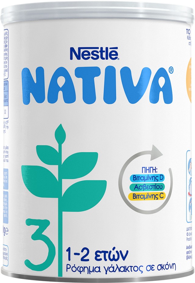 Nestle Nativa 3 Γάλα 2ης Βρεφικής Ηλικίας σε Σκόνη από τον 10ο Μήνα 400gr