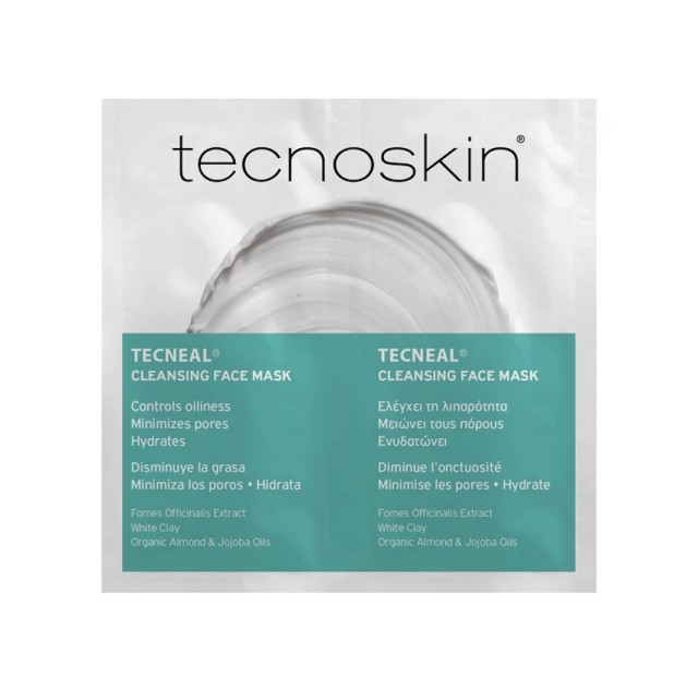 Tecnoskin Tecneal Cleansing Face Mask Mάσκα Προσώπου για Βαθύ Καθαρισμό 2x6ml
