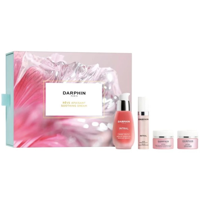 Darphin Set Soothing Dream Intral Inner Youth Rescue Serum 30ml & Intral Rescue Super Concentrate 7ml & Intral De-Puffing Anti-Oxidant 24ωρη Κρέμα Ματιών 5ml & Intral 24ωρη Ενυδατική Κρέμα Προσώπου 5ml