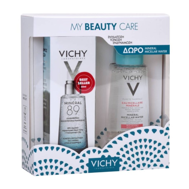 Vichy Set Beauty Care Mineral 89 Booster 50ml + ΔΩΡΟ Vichy Mineral Micellar Water 100ml