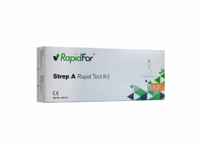 RapidFor Strep A Rapid Test Kit για Ανίχνευση του Στρεπτόκοκκου Τύπου Α 1τμχ