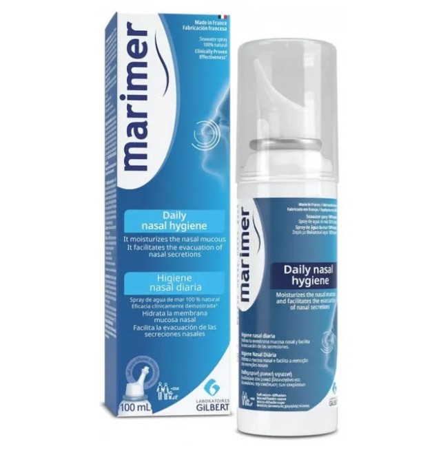 Marimer Daily Nasal Hygiene Seawater Spray Ισότονο Ρινικό Σπρέι 100ml