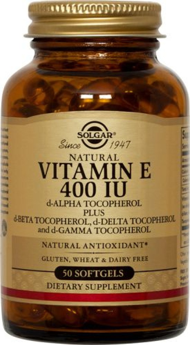 SOLGAR VITAMIN E 400 IU SOFTGELS 50CAP