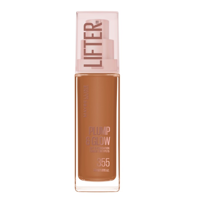 Maybelline Lifter Plump & Glow spf15 Foundation 355 30ml