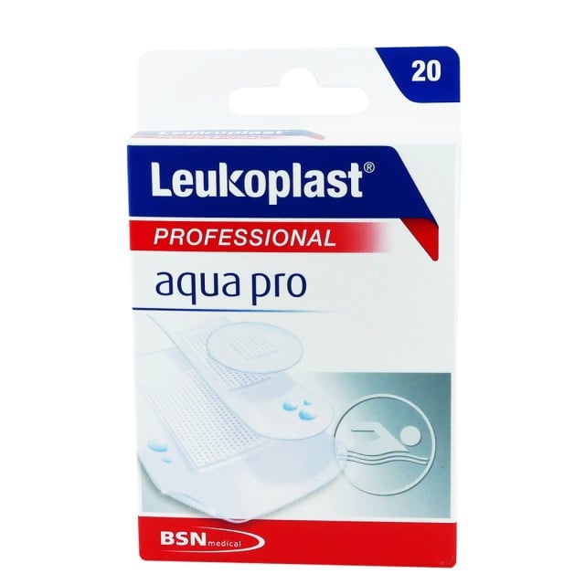 Leukoplast Professional Aqua Pro 3 μεγέθη (24mm°) + (19mm X 72mm) + (38mm X 63mm) 20τεμ