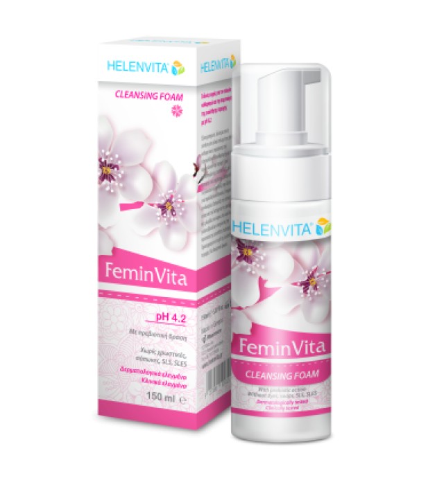 Helenvita FeminVita Cleansing Foam PH4.2 150ml (Τιμή Γνωριμίας)