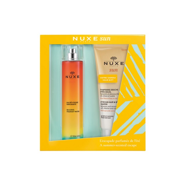 Nuxe set Sun Delicious Fragrant Water 100ml + After Sun Hair & Body Shampoo 200ml