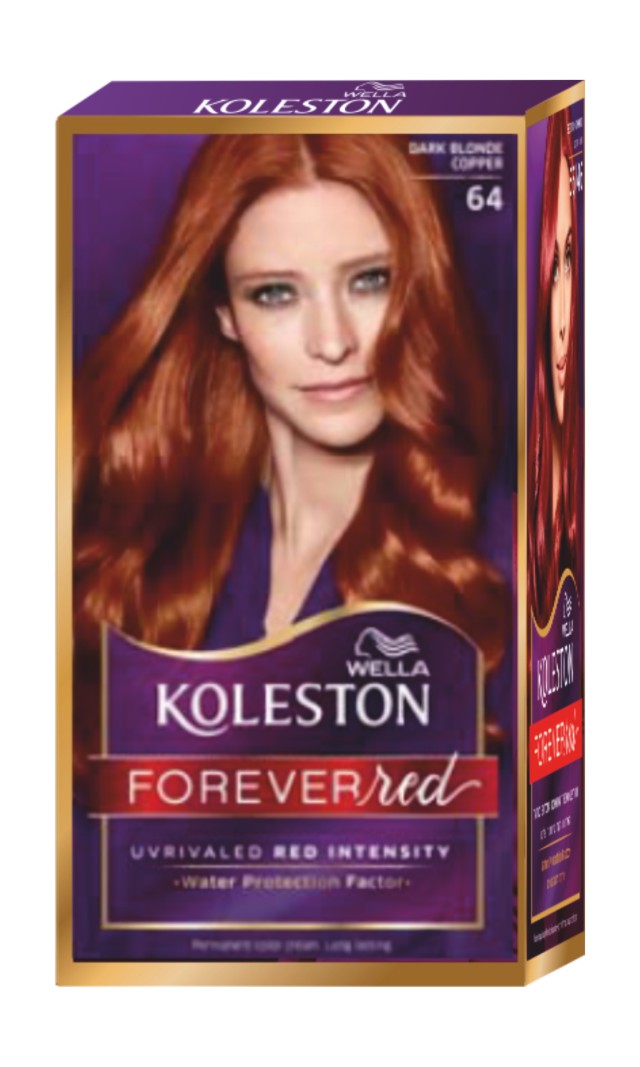 Wella Koleston Dark Blonde Copper Βαφή Μαλλιών Νο 6/4 Σκούρο Ξανθό Χάλκινο, 50ml