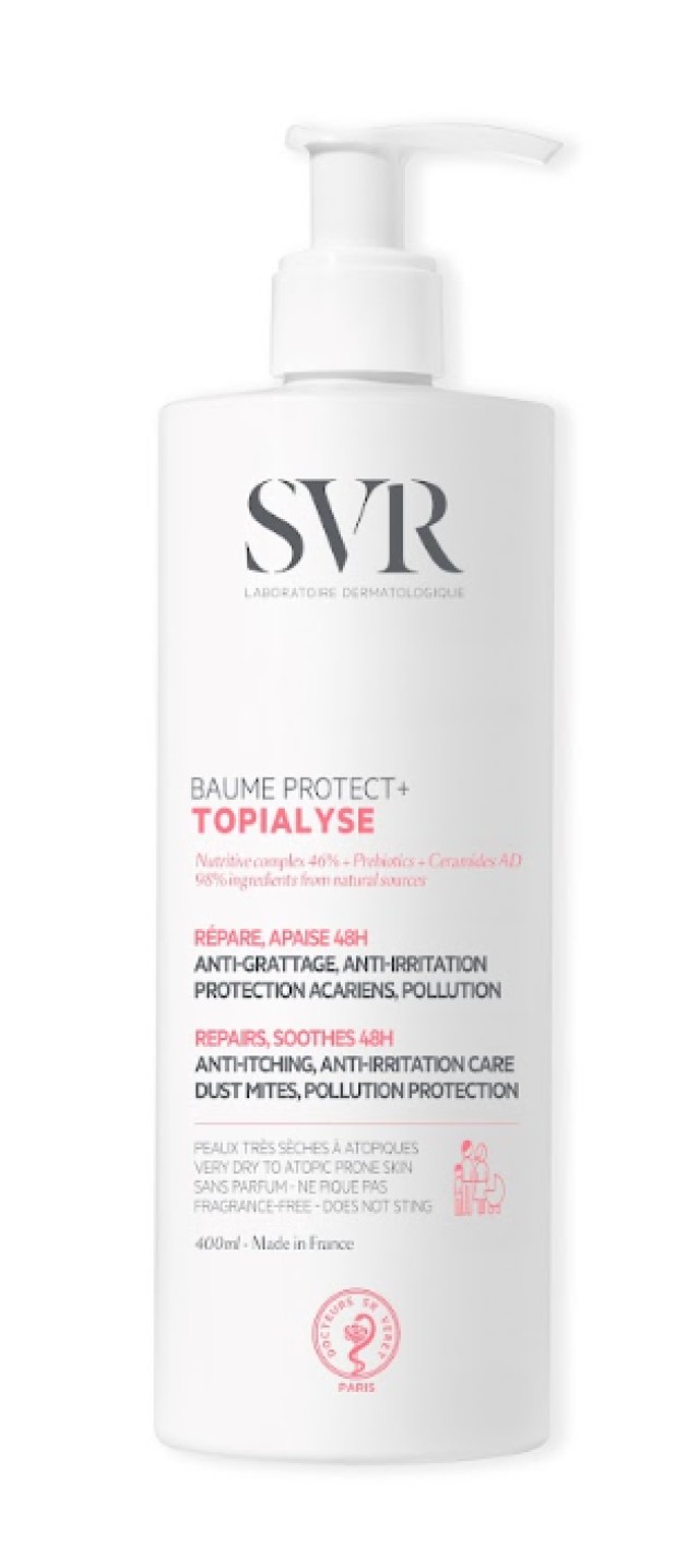 SVR Topialyse Baume Protect+ Θρεπτική Κρέμα Σώματος & Προσώπου για Πολύ Ξηρό Δέρμα 400ml