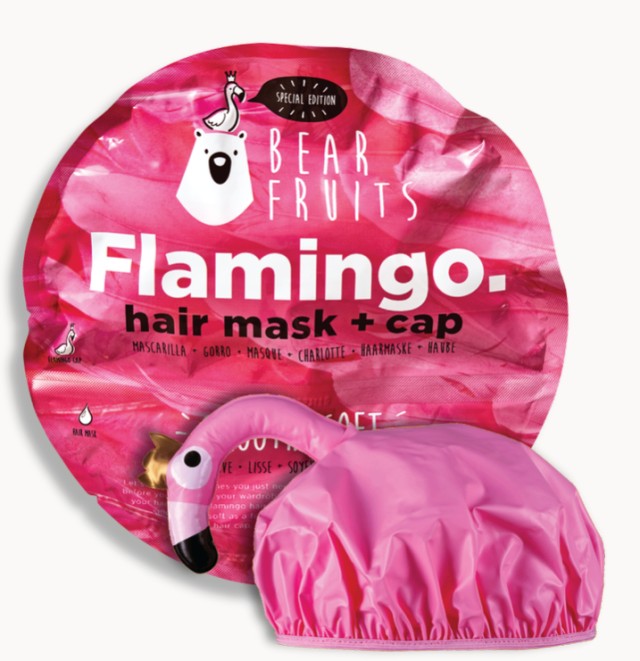 Bearfruits Flamingo Hair Mask + Cap 1x20ml