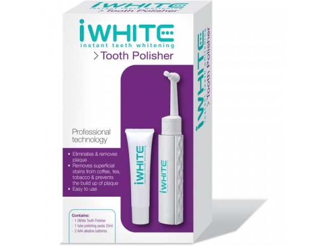 iWhite Tooth Polisher Συσκευή Γυαλίσματος Δοντιών συσκευή μαζί με γυαλιστική κρέμα 1τμχ
