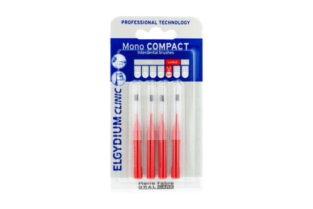 ELGYDIUM Μεσοδόντια Mono Compact Red 0.7 4τμχ