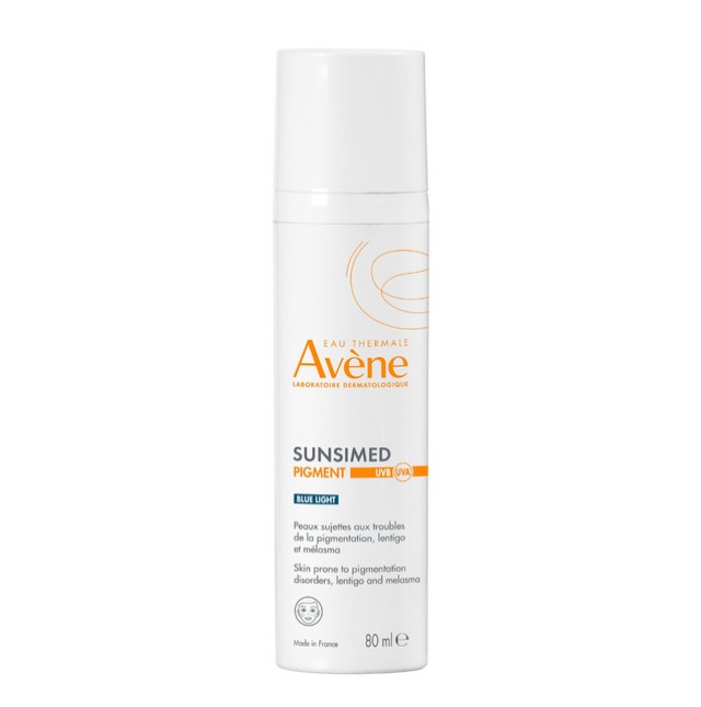 Avene SunsiMed Pigment SPF50+ Αντηλιακή Προστασία για το Δέρμα Blue Light 80ml