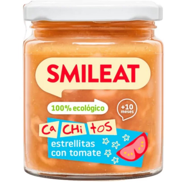 Smileat Βρεφικό Γεύμα με Ζυμαρικά Τομάτα ΒΙΟ 230gr