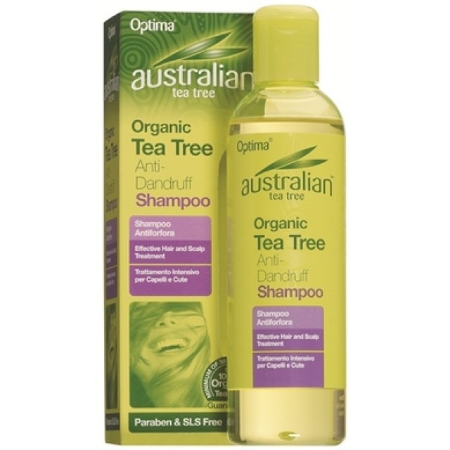 OPTIMA Australian Organic Tea Tree Anti Dandruff Shampoo 250ml