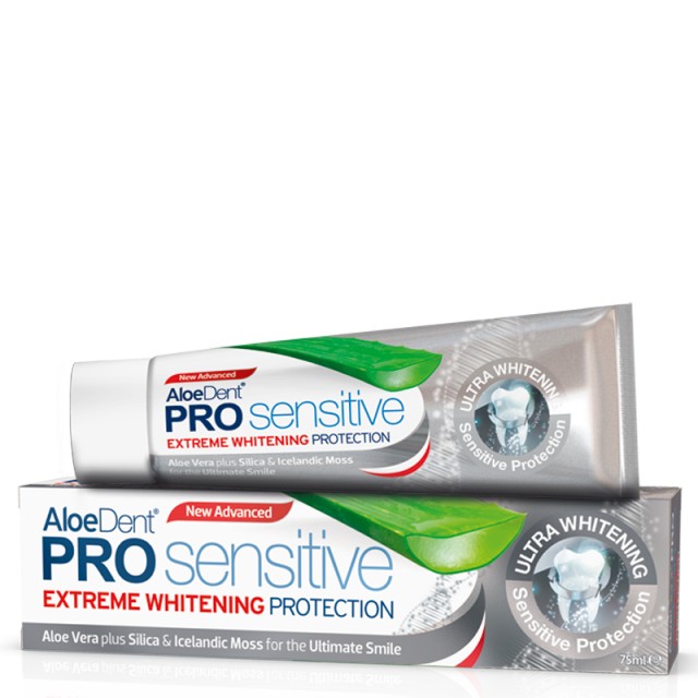 Optima Aloe Dent Pro Sensitive Extreme Whitening Toothpaste 75ml