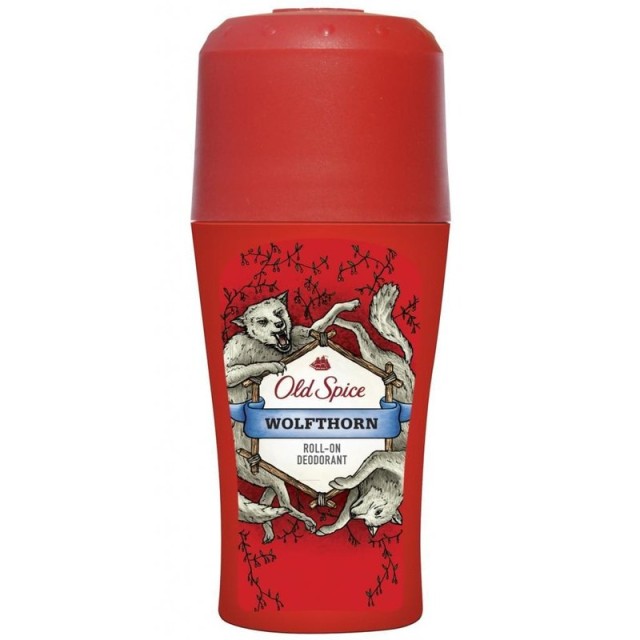 Old Spice Wolfthorn Αντιιδρωτικό & Αποσμητικό Roll-On για Άντρες 50ml